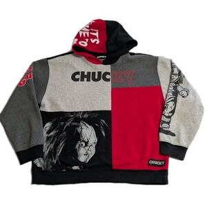 Chucky‎ Childs Play Mens Large Hoodie Seed of Chucky Horror Graphic Pullover